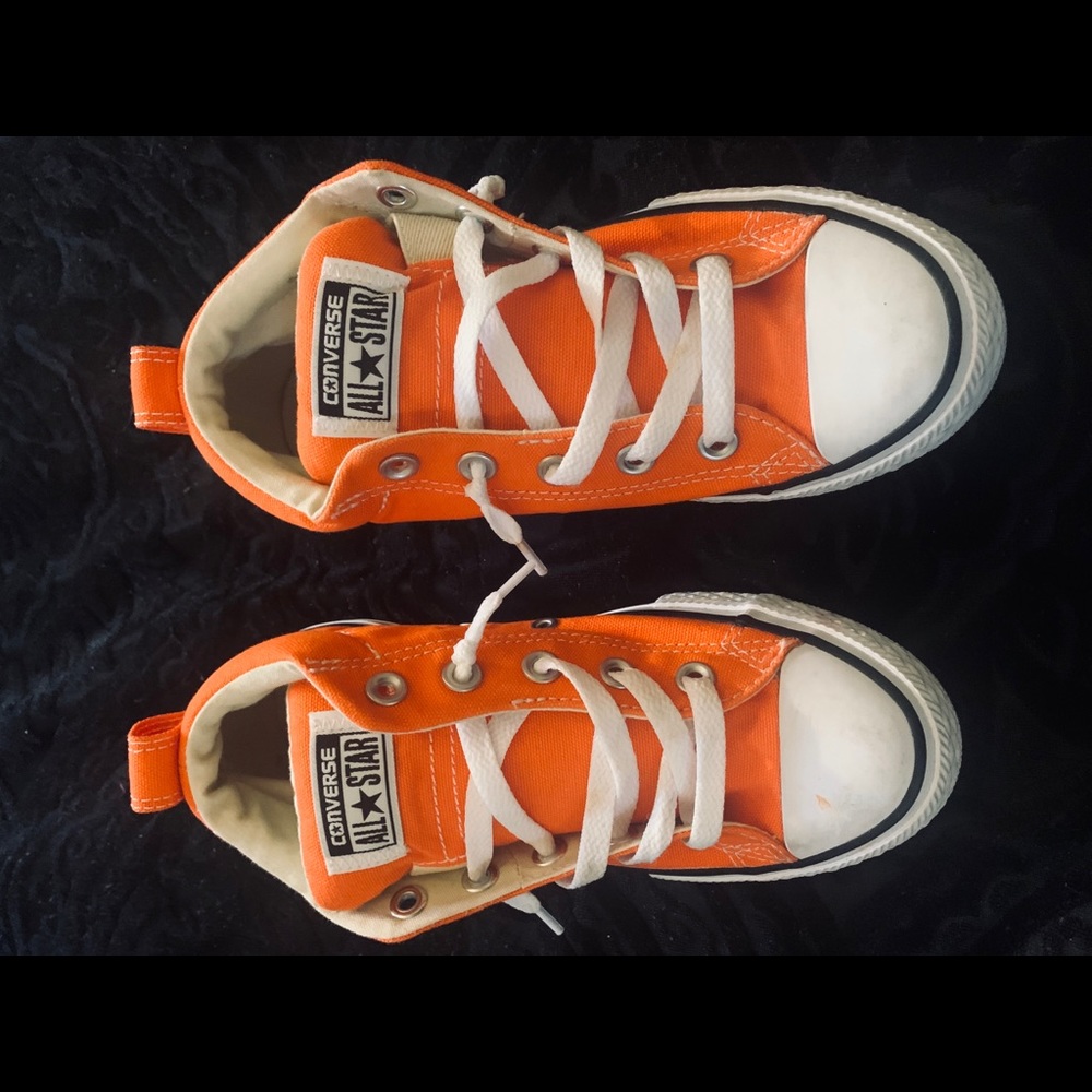 Orange Converse Sneakers